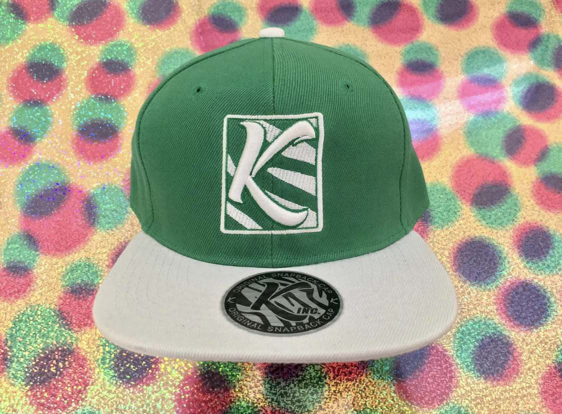 Gorra Snapback Verde / Blanca